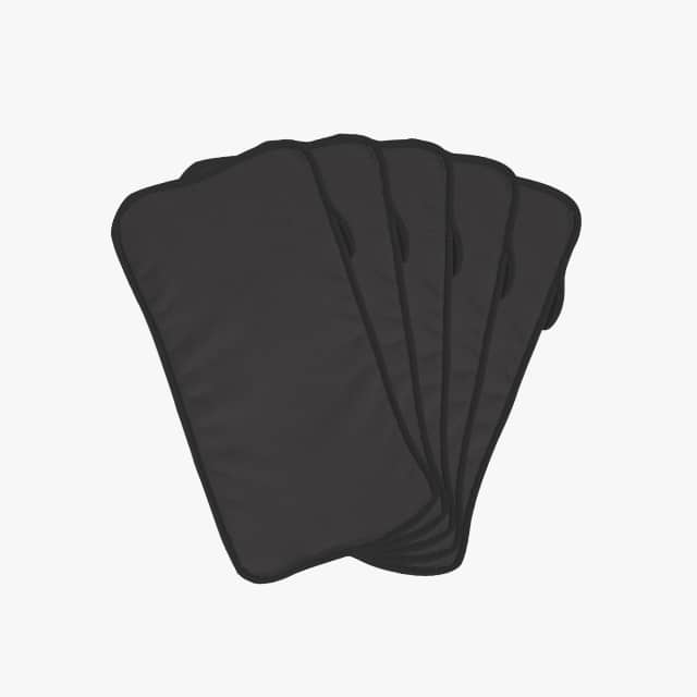 You Are Pretty Hypoallergene Kosmetiktücher 5er Set schwarz